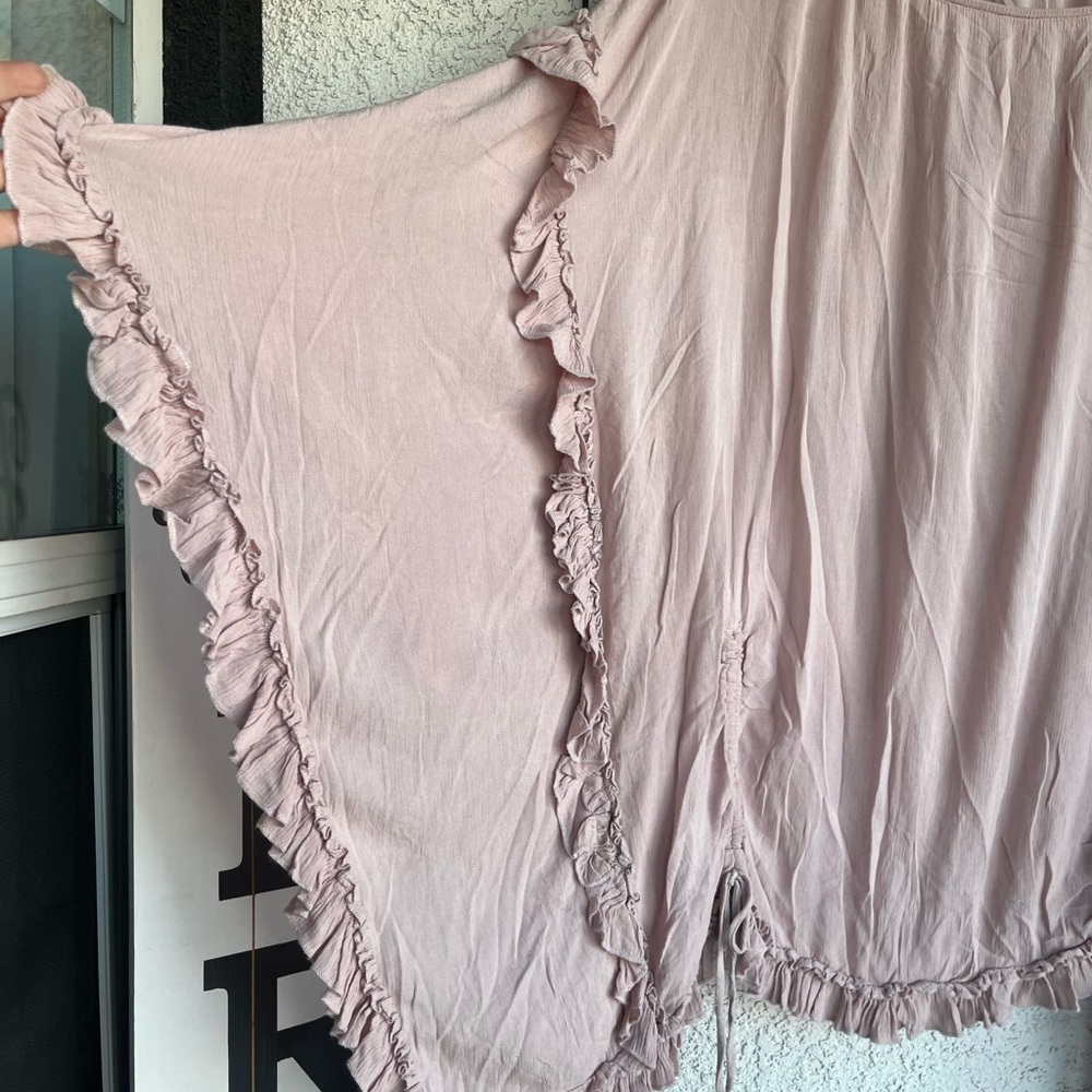 Free People Cassy Tunic Hushed Violet Fringe Mini Dress - Picture 6 of 12